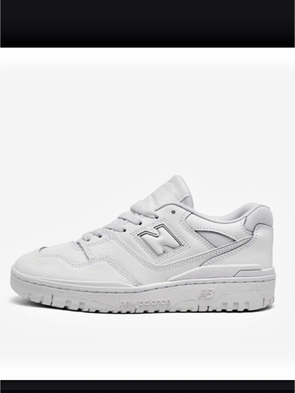 New Balance 550 Triple White Sneakers